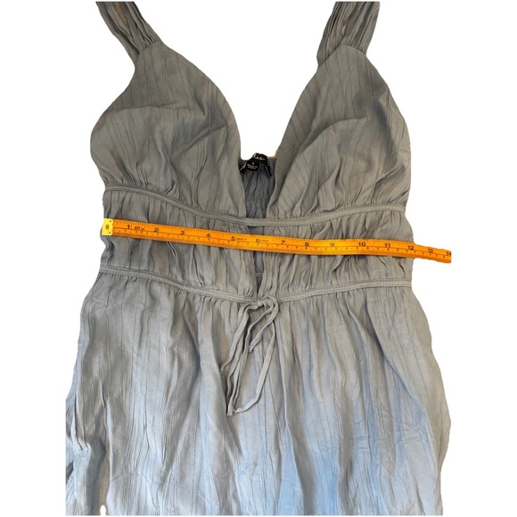 Lulus On The Dock Light Blue Wide Leg Jumpsuit Women's Sz Small Babydoll - Picture 8 of 8